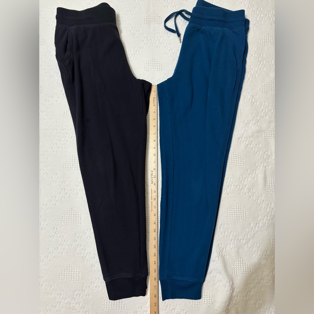 TEK GEAR Ultrasoft Fleece Sz Large Long (SET OF 2) black|blue - Picture 7 of 14